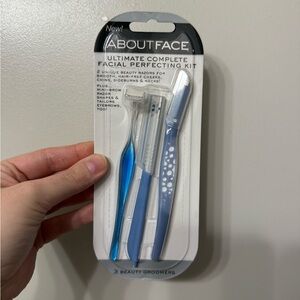 Blue and Gray Facial Perfecting Kit